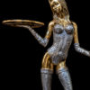 Angelina avec deux plateaux - Taille moyenne - Figurine