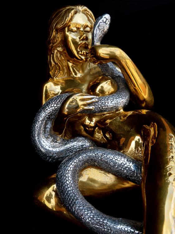 Dama serpiente Nadine Upright - Escultura