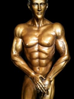Adonis<span> - </span>Brown - bronze sculpture