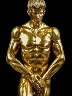 Adonis<span> - </span>Gold - bronze sculpture