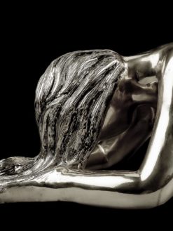 Relaxa<span> - </span>Silver - sculpture