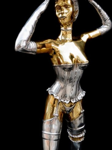 Bailarina de espectáculos<span> - </span>Oro/Plata - Figura