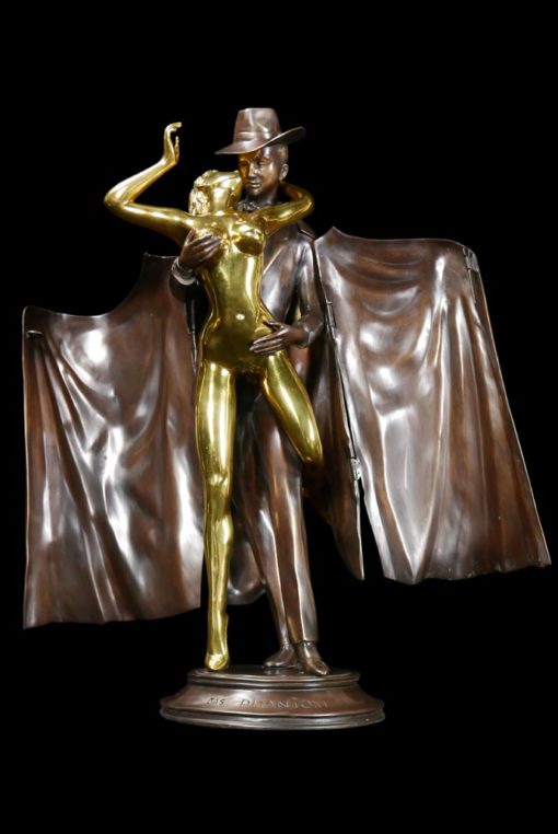 Das Phantom der Oper - Gold/Braun - Bronzeskulptur