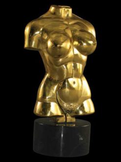 Torso Female<span> - </span>Gold - bronze sculpture