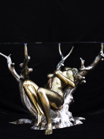 albero erotico oro argento 1